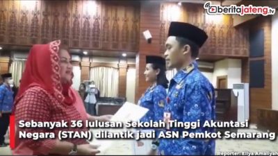 36 Lulusan STAN Dilantik jadi ASN Pemkot Semarang