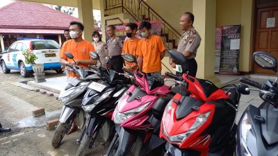 Pelaku Spesialis Curanmor Matic Ditembak Saat Hendak Kabur