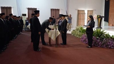Belasan ASN dan Perangkat Desa di Blora Dilantik Jadi Petugas Adhoc KPU