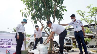 KAI Sukseskan Gerakan Tanam Satu Juta Pohon Serentak di Stasiun Berbagai Daerah