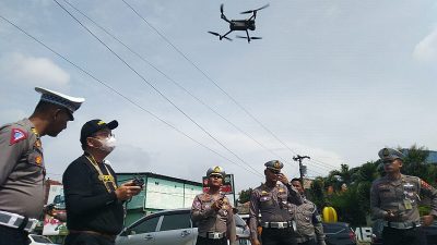 Polisi Gunakan Drone untuk Menindak Pelanggar Lalu Lintas