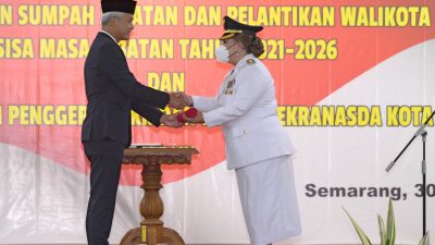 Catat Sejarah Baru, Ita Dilantik Jadi Wali Kota Perempuan Pertama di Semarang