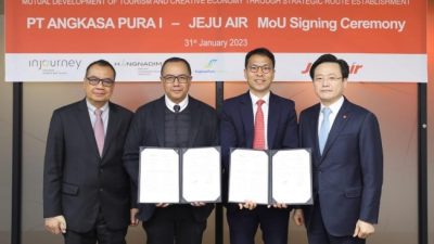 Angkasa Pura I dan Jeju Air Teken Kerja Sama Kembangkan Konektivitas Korea-Indonesia