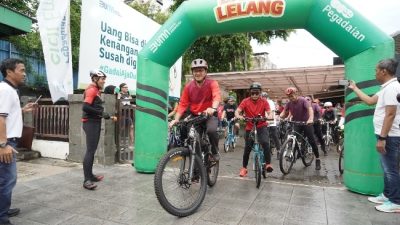 Pegadaian Kanwil XI Semarang Tuan Rumah Gowes dan Ngobras Forkom IJK Jateng
