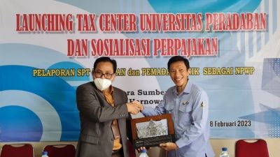 Tingkatkan Penerimaan Pajak, Kanwil DJP Jateng I Resmikan Tax Center di Universitas Peradaban