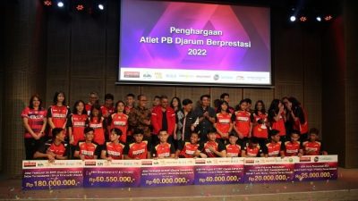 PB Djarum Beri Bonus Atlet Berprestasi Tembus Rp 365 Juta