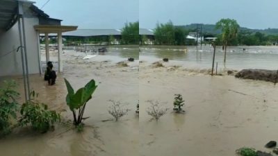 Banjir Perumahan Dinar Indah Lagi, Tanggul Jebol Air Limpas ke Pemukiman