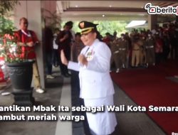 [Video] Euforia Warga Sambut Pelantikan Wali Kota Semarang