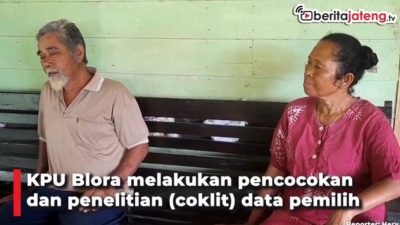 [Video] KPU Blora Coklit Warga Suku Samin