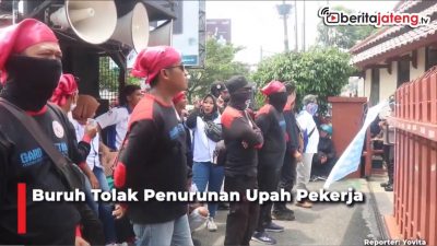 [Video] Buruh Tolak Penurunan Upah Pekerja