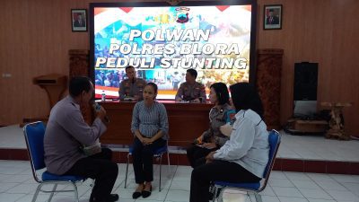 Cegah Stunting Sejak Dini, Polwan Blora Terjun Dampingi Ibu Hamil di Blora