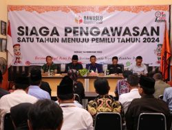 Bawaslu Demak Gelar Siaga Pengawasan Satu Tahun Menuju Pemilu 2024 dan Deklarasi Damai