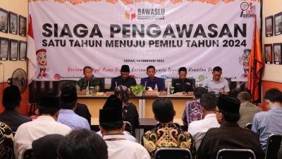 Bawaslu Demak Gelar Siaga Pengawasan Satu Tahun Menuju Pemilu 2024 dan Deklarasi Damai