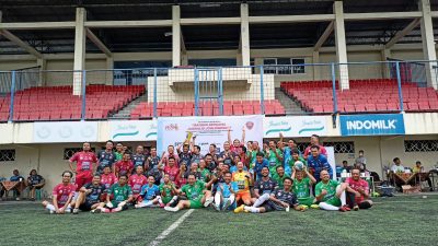 Peringati HPN 2023, Jurnalis FC Gelar Silaturahmi Wartawan Joglosemar dengan Sepak Bola