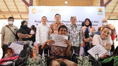 LPS Beri Bantuan Kaki Palsu dan Kursi Roda ke Penyandang Disabilitas