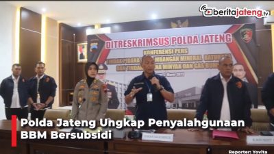 [Video] Polda Jateng Ungkap Penyalahgunaan BBM Bersubsidi