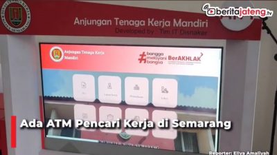 [Video] Ada ATM Pencari Kerja di Semarang, Ini Fungsinya