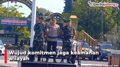 [Video] Tiga Pimpinan TNI-Polri jadi Inspektur Upacara