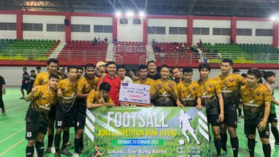 Bank Jateng Ajak Anak Muda Gemar Menabung Lewat Kompetisi Futsal