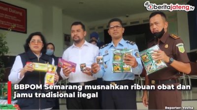 [Video] Obat dan Jamu Senilai Rp675 Juta Dimusnahkan
