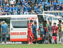 PSIS Tunduk 0-2 oleh Madura United, Ricki Ariansyah Cedera Dilarikan Rumah Sakit