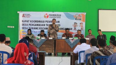 Cegah Pelanggaran Pemilu, Bawaslu Demak Gelar Pembinaan Politik di Tingkat Desa