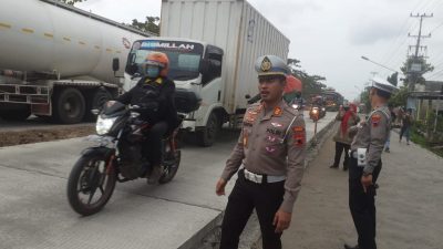 Kasatlantas Demak Pastikan H-14 Lebaran Pantura Demak Bebas Kemacetan