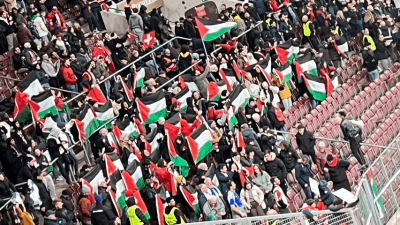 Viral Suporter Kibarkan Bendera Palestina, Swiss Bekuk Telak Israel di Kualifikasi Euro 2024