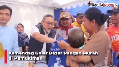 [Video] Kemendag Gelar Bazar Pangan Murah di Pemukiman