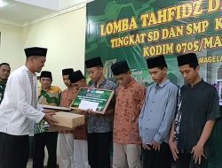 Kodim Magelang Gelar Lomba Tahfidz dan Tartil Al-Qur’an Berbagi untuk Yatim Piatu
