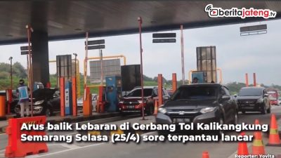 Video One Way, 15 Gardu Tol Kalikangkung Dibuka