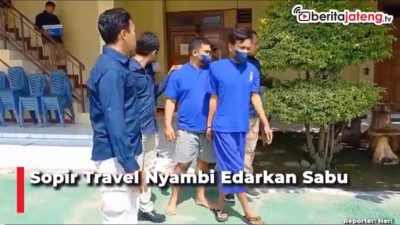 [Video] Sopir Travel Nyambi Edarkan Sabu
