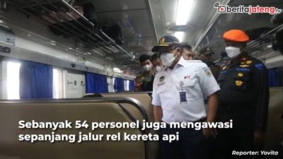 [Video] Ratusan Petugas hingga Anjing Pelacak Amankan Pemudik Kereta Api