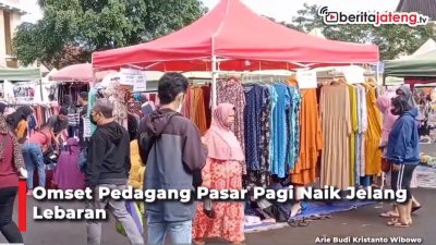 [Video] Omset Pedagang Pasar Pagi Alun-alun Bung Karno Naik