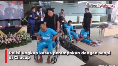[Video] Polisi Tangkap Pelaku Perampokan Cilacap