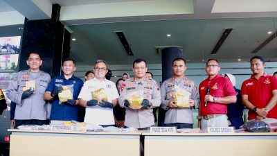 Polda Jateng Gelar Hasil Anev Ops Bersinar Candi 2023, Amankan 5 Kg Sabu dan 287 Tersangka
