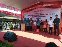Desa Banyumeneng Jadi Prioritas Pembagian Sembako TP-PKK Jateng