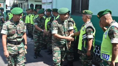 Danrem 073/Makutarama Cek Kesiapan Pengamanan Hari Raya Idul Fitri di Demak