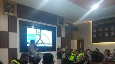 Sat Lantas Polres Semarang Siapkan Rekayasa Arus dalam Kota