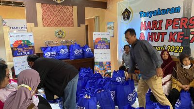 Sambut Lebaran, BRI Kanwil Semarang & PWI Jateng Bagikan Bingkisan kepada Sahabat Pers