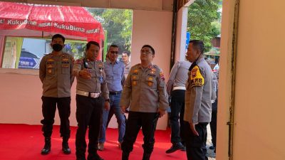 Jelang Lebaran, Kapolres Semarang Cek Pendirian Pospam dan Fasilitas Rest Area Tol