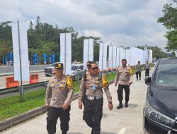 Arus Balik Mulai Kelihatan, Kapolres Semarang Lakukan Rekayasa Arus Perjalanan