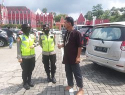 Patroli Objek Wisata, Polwan Polres Semarang Himbau Pemudik Awasi Keluarga dan Barang Bawaan