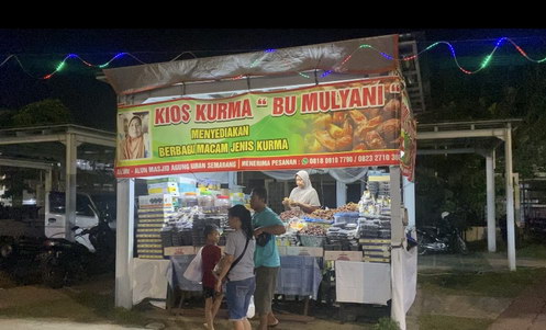 pedagang kurma sepi pembeli