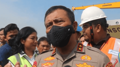 Pemudik Bermotor Tiba di Pelabuhan Tanjung Emas, Polda Jateng Siap Kawal Sampai Rumah