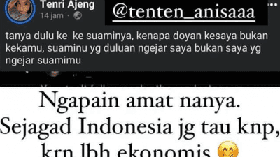 Singgung Inara Rusli Soal Perselingkuhan Virgoun, Tenri Ajeng: Tanya Suamimu Kenapa Doyan Saya