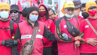 Aksi May Day, 50.000 Buruh Unjuk Rasa Minta Batalkan UU Cipta Kerja
