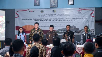 Gandeng KPK, Inspektorat Jateng dan Kabupaten Demak Gelar Bimtek Desa Anti Korupsi