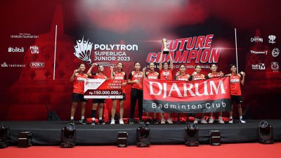 U-19 Putri PB Djarum Libas PB Jaya Raya 3-1 di Polytron Superliga Junior 2023