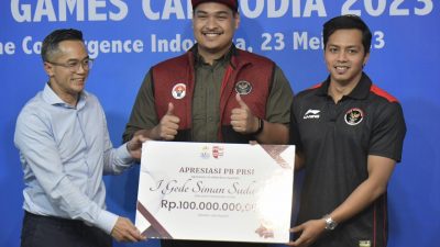 Apresiasi Kepada Atlet Akuatik SEA Games 2023, MENPORA: Fokus Asian Games dan Olimpiade